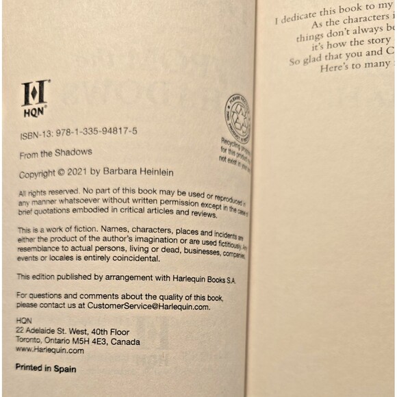 From the Shadows Paperbound B. J. Daniels - Picture 2 of 7